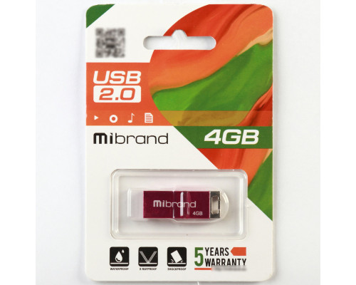 Flash Mibrand USB 2.0 Chameleon 4Gb Pink