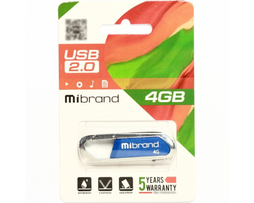 Flash Mibrand USB 2.0 Aligator 4Gb Blue