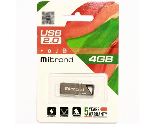 Flash Mibrand USB 2.0 Stingray 4Gb Grey