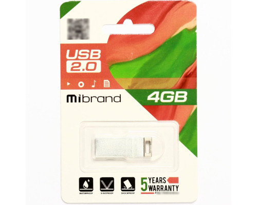 Flash Mibrand USB 2.0 Chameleon 4Gb Silver