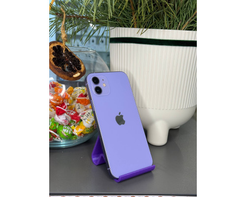 Айфон 12 пурпурний з 82% акумулятором і 128 ГБ пам'яті