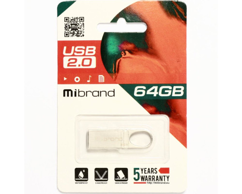 Flash Mibrand USB 2.0 Irbis 64Gb Silver