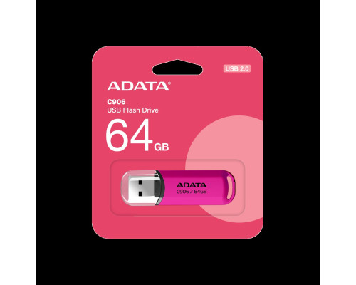 Flash A-DATA USB 2.0 C906 64Gb Purple Pink