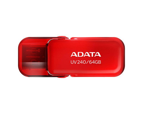 Flash A-DATA USB 2.0 AUV 240 64Gb Red