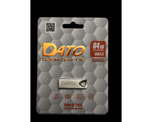 Flash DATO USB 2.0 DS7016 64Gb silver