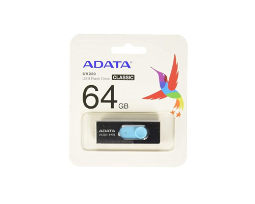 Flash A-DATA USB 2.0 AUV 220 64Gb Black/Blue