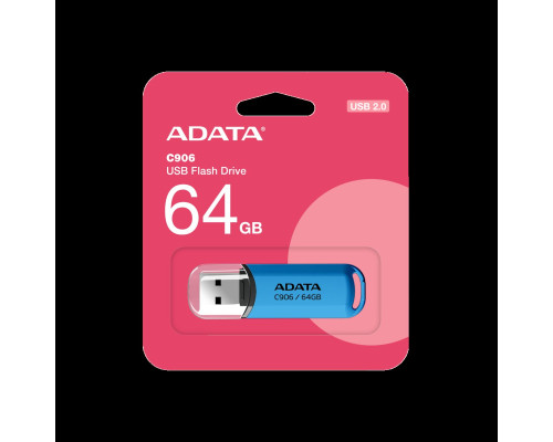 Flash A-DATA USB 2.0 C906 64Gb Water Blue