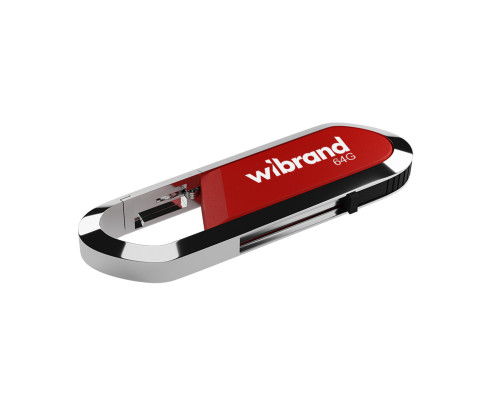 Flash Wibrand USB 2.0 Aligator 64Gb Dark Red