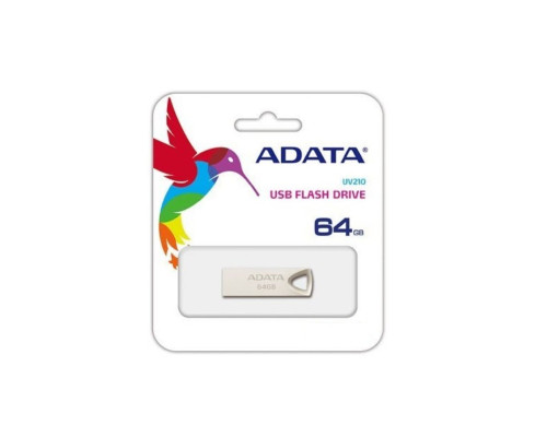 Flash A-DATA USB 2.0 AUV 210 64Gb Golden