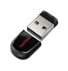 Flash SanDisk USB 2.0 Cruzer Fit 64Gb Black/Red