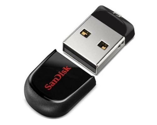 Flash SanDisk USB 2.0 Cruzer Fit 64Gb Black/Red