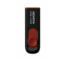 Flash A-DATA USB 2.0 C008 64Gb Black/Red