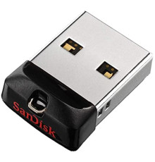 Flash SanDisk USB 2.0 Cruzer Fit 64Gb Black/Red