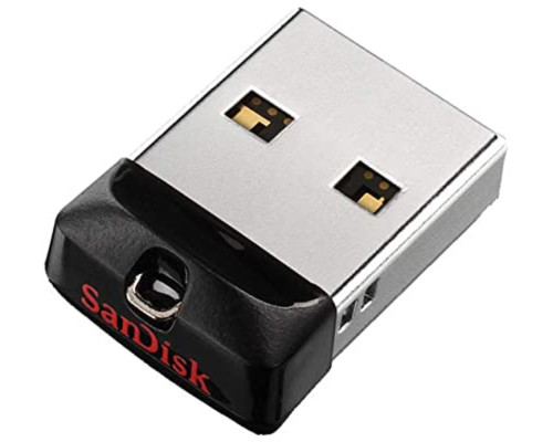 Flash SanDisk USB 2.0 Cruzer Fit 64Gb Black/Red