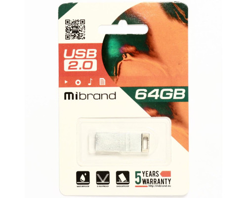 Flash Mibrand USB 2.0 Chameleon 64Gb Silver