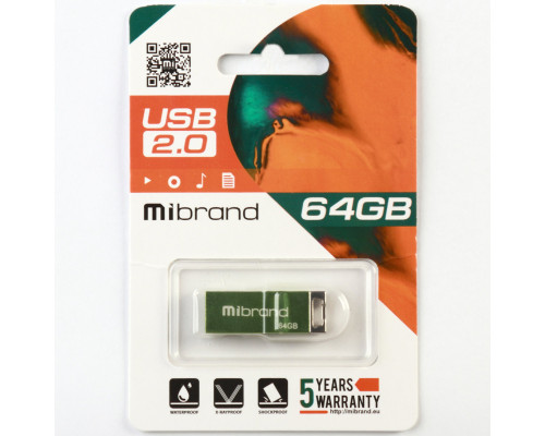 Flash Mibrand USB 2.0 Chameleon 64Gb Light green