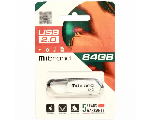 Flash Mibrand USB 2.0 Aligator 64Gb White