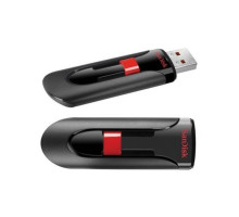 Flash SanDisk USB 2.0 Cruzer Glide 64Gb Black/Red