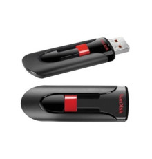 Flash SanDisk USB 2.0 Cruzer Glide 64Gb Black/Red