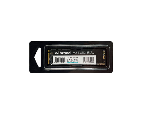 SSD M.2 Диск Wibrand Caiman 512GB NVMe 2280 PCIe 3.0 3D NAND