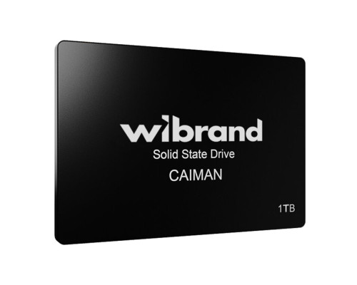 SSD Диск Wibrand Caiman 1TB 2.5" 7mm SATAIII Standard Колір Чорний 4820124312140 ma38393_3748130