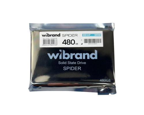 SSD Диск Wibrand Spider 480GB 2.5" 7mm SATAIII Bulk ma38390