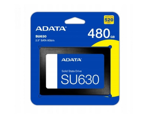 SSD Диск ADATA Ultimate SU630 240GB 2.5" 7mm SATA III 3D QLCSSD Диск ADATA Ultimate SU630 480GB 2.5" SATA III 3D QLC