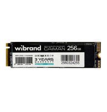 SSD M.2 Диск Wibrand Caiman 256GB NVMe 2280 PCIe 3.0 3D NAND Колір Чорний 8590124372104 ma38383_3748120