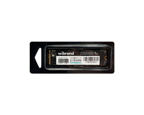 SSD M.2 Диск Wibrand Caiman 1TB NVMe 2280 PCIe 3.0 3D NAND