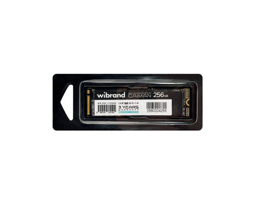 SSD M.2 Диск Wibrand Caiman 256GB NVMe 2280 PCIe 3.0 3D NAND