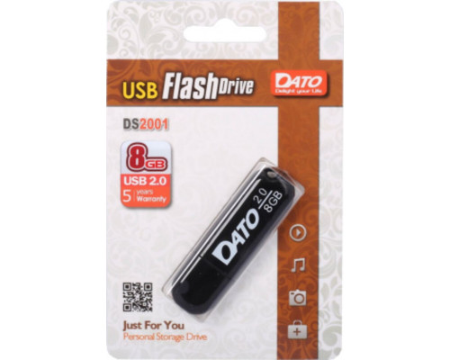 Flash DATO USB 2.0 DS2001 8Gb black