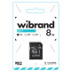 microSDHC Wibrand 8Gb class 4 (adapter SD)