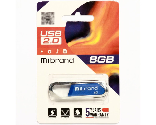 Flash Mibrand USB 2.0 Aligator 8Gb Blue