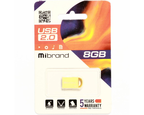 Flash Mibrand USB 2.0 Lynx 8Gb Gold