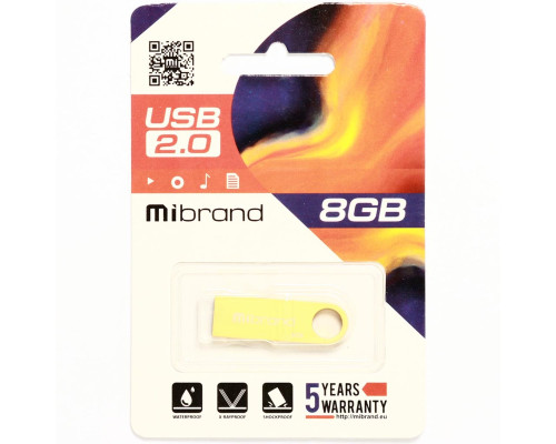 Flash Mibrand USB 2.0 Puma 8Gb Gold