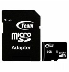 microSDHC Team 8Gb class 10 (adapter SD)