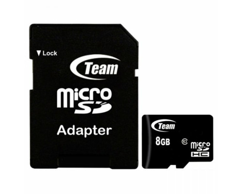 microSDHC Team 8Gb class 10 (adapter SD)