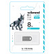 Flash Wibrand USB 2.0 Lynx 8Gb Silver