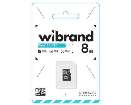 microSDHC Wibrand 8Gb class 10