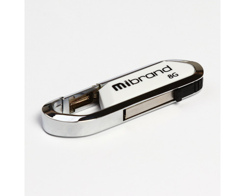 Flash Mibrand USB 2.0 Aligator 8Gb White