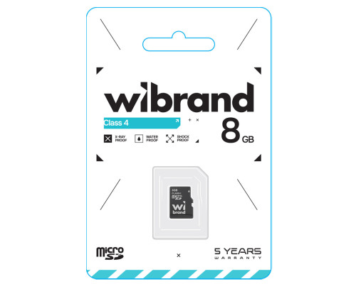 microSDHC Wibrand 8Gb class 4