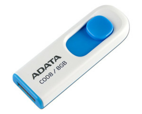 Flash A-DATA USB 2.0 C008 8Gb White/Blue