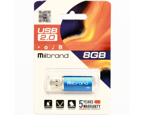 Flash Mibrand USB 2.0 Cougar 8Gb Blue