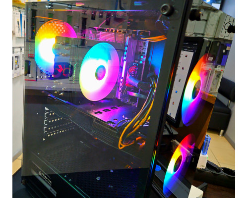 Ігровий ПК RS X99: Xeon E5-2630 V4, GTX 1070 8GB, 16GB RAM, 512GB SSD + 1TB HDD, чорний з RGB підсвіткою