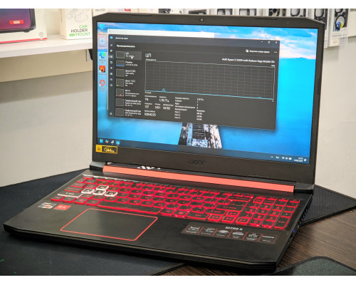 Ігровий ноутбук Acer Nitro 5 15.6" FHD, Ryzen 5 3550H, 16GB RAM, 250GB SSD + 1TB HDD, RX560x 4GB, чорний