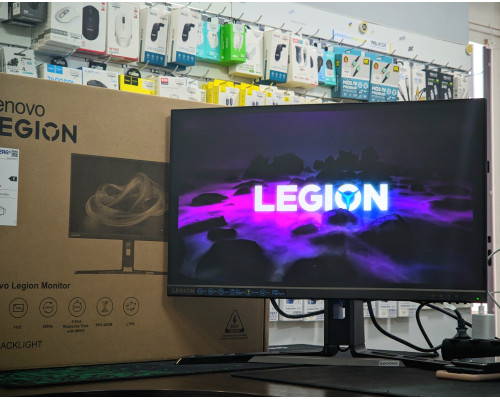 Ігровий монітор Lenovo Legion R24e 24" IPS 180 Гц, 0,5 мс, Full HD, чорний, HDMI/DisplayPort