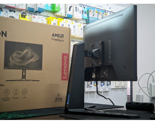 Ігровий монітор Lenovo Legion R24e 24" IPS 180 Гц, 0,5 мс, Full HD, чорний, HDMI/DisplayPort