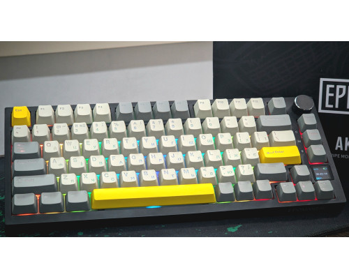Механічна клавіатура EPOMAKER Ajazz AK820 Pro RGB, Hot-Swap, з дисплеєм, підсвітка RGB, програмовані клавіші