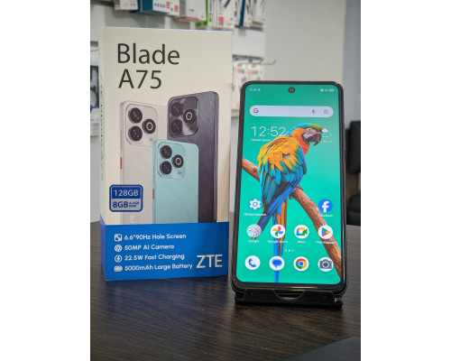 Смартфон ZTE Blade A75 128GB/8GB (4+4) RAM, відмінний стан, повний комплект