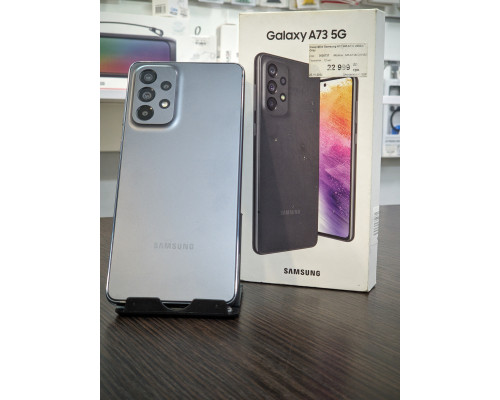 Смартфон Samsung Galaxy A73 5G, 8/256 ГБ, хороший стан, 6.7" Super AMOLED, сірий
